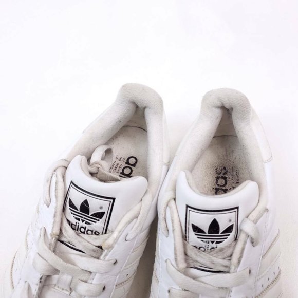 Adidas Originals Mens 10.5 Shoes White Shell Top 2003 Retro Sneakers Leather - Picture 5 of 10